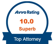 Avvo Rating | 10.0 Superb | Top Attorney