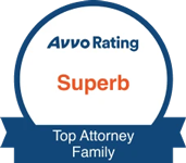 Avvo Rating | Superb | Top Attorney Family